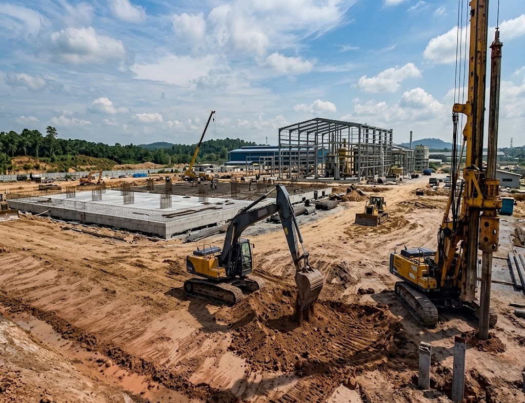 [background image] image of construction equipment (for a construction company)